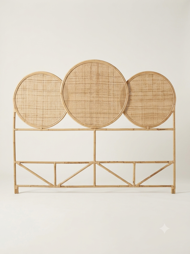 Lihat Rattan Queen headboard