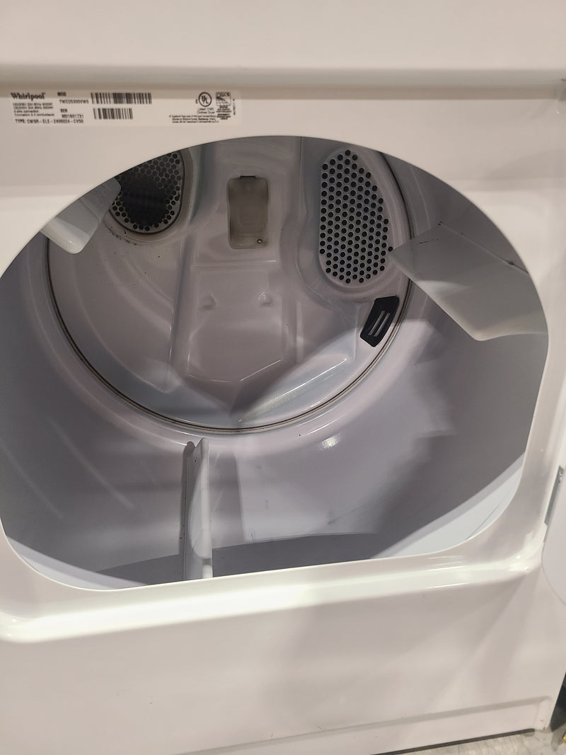 Excellent Condition Whirlpool Electric Front-Load Dryer in White