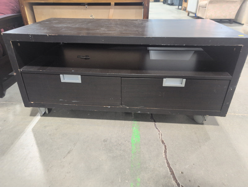 Black Mobile TV Stand