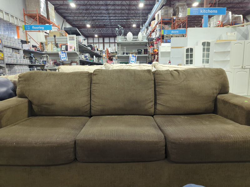 Brown 3-Seater Sofa