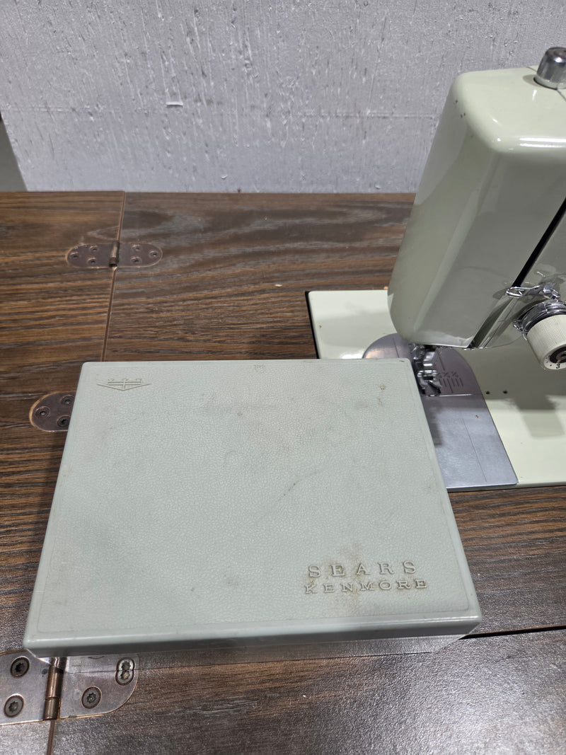 Vintage Multi-Functional Expandable Sewing Machine Desk