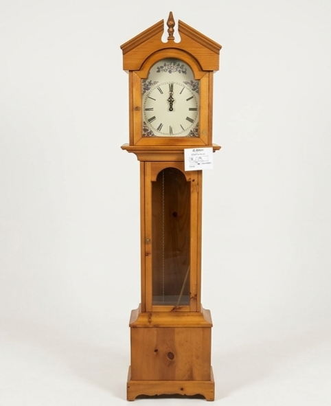 Handcrafted Wooden Grandfather Clock – Vintage 1977