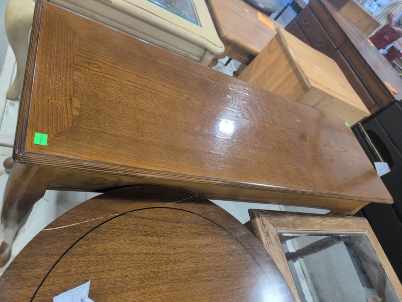 Long Wooden Hallway Table with Drawer