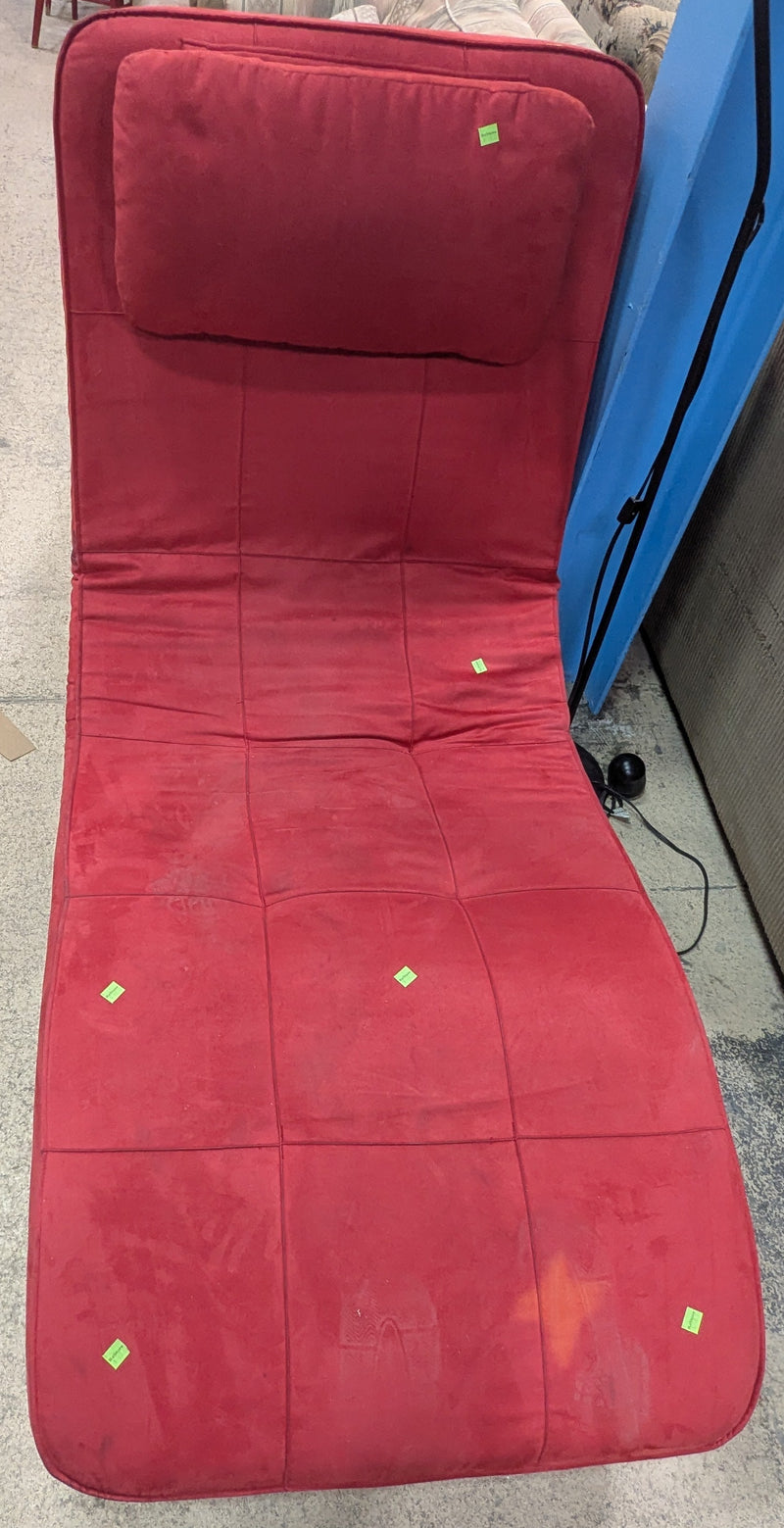 Modern Red Chaise Lounge