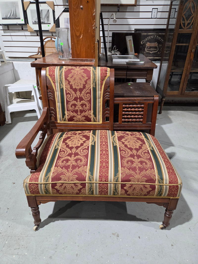Antique Victorian-Style Accent Chair