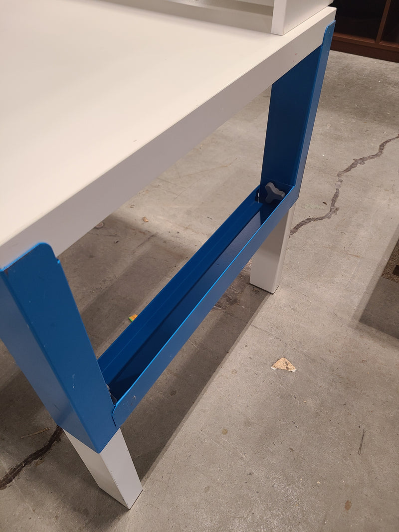 IKEA PÅHL Children’s Desk with Desktop Hutch & Matching Blue Desk Chair