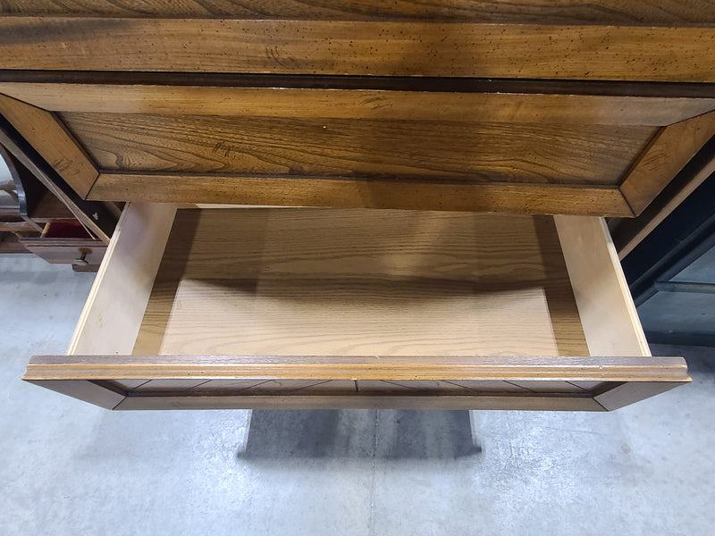 Vintage Mid-Century Modern Style 5-Drawer Tallboy Dresser