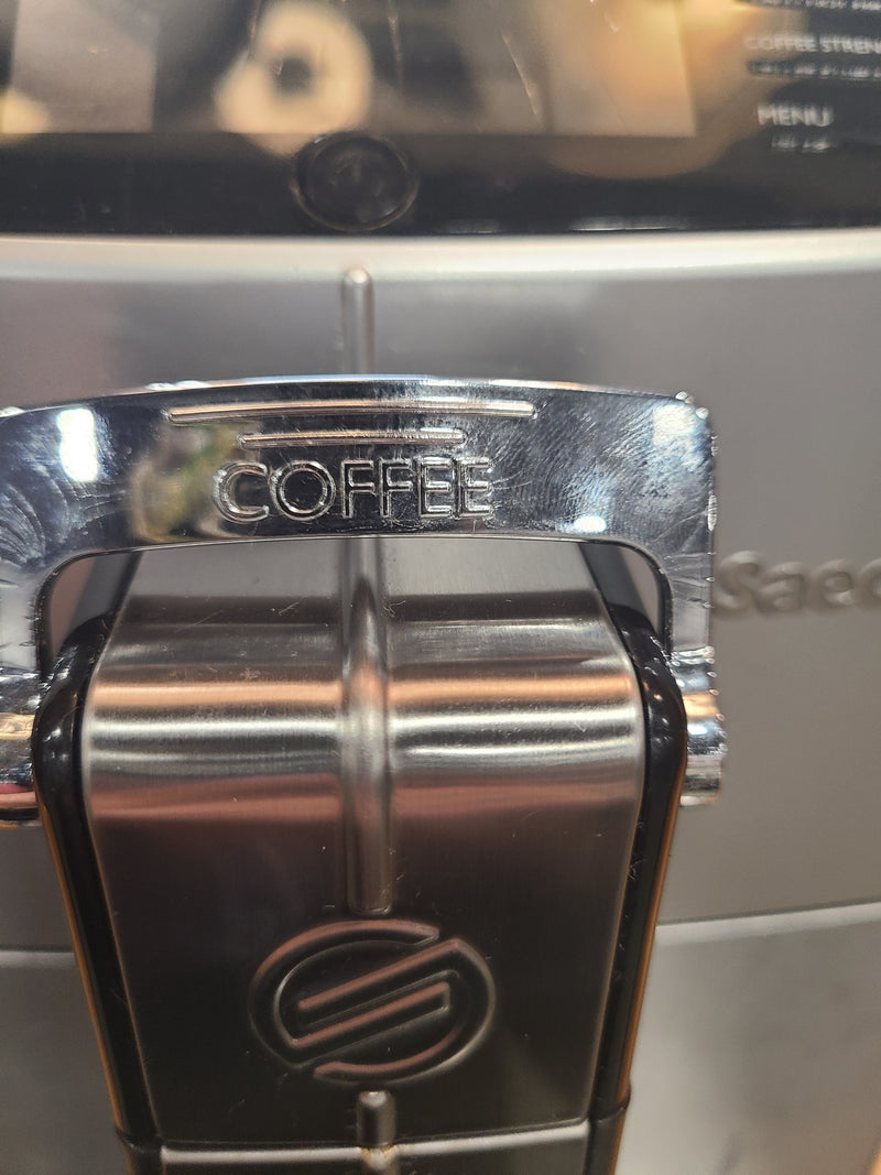 Saeco Intelia Super-Automatic Espresso Machine – Silver/Black