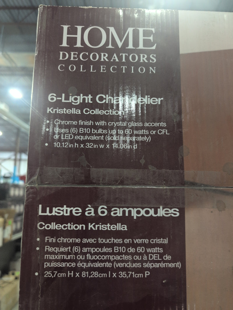 Kristella Collection 6 Light Chandelier