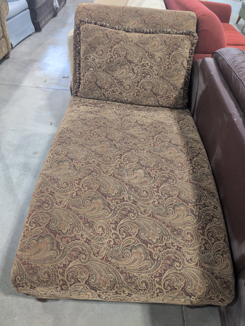 Paisley Chaise Lounger with Matching Pillow