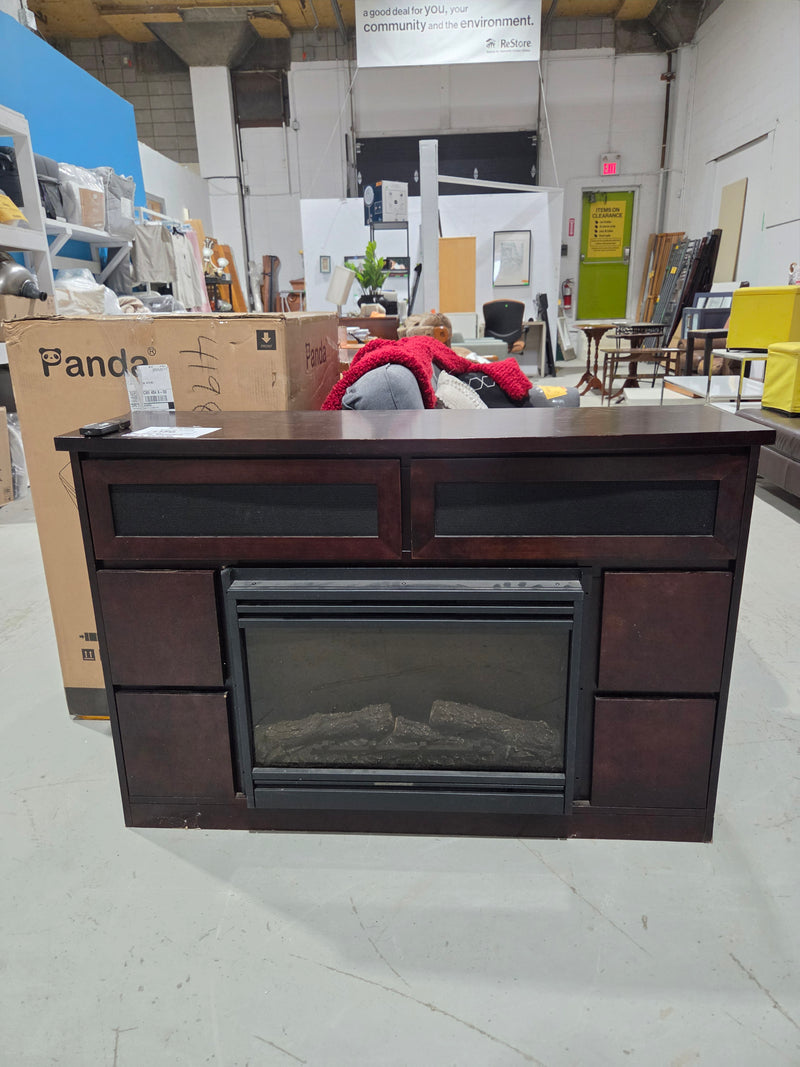 Electric Fireplace TV Console