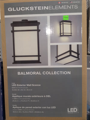 Balmoral Collection LED Exterior Wall Sconce
