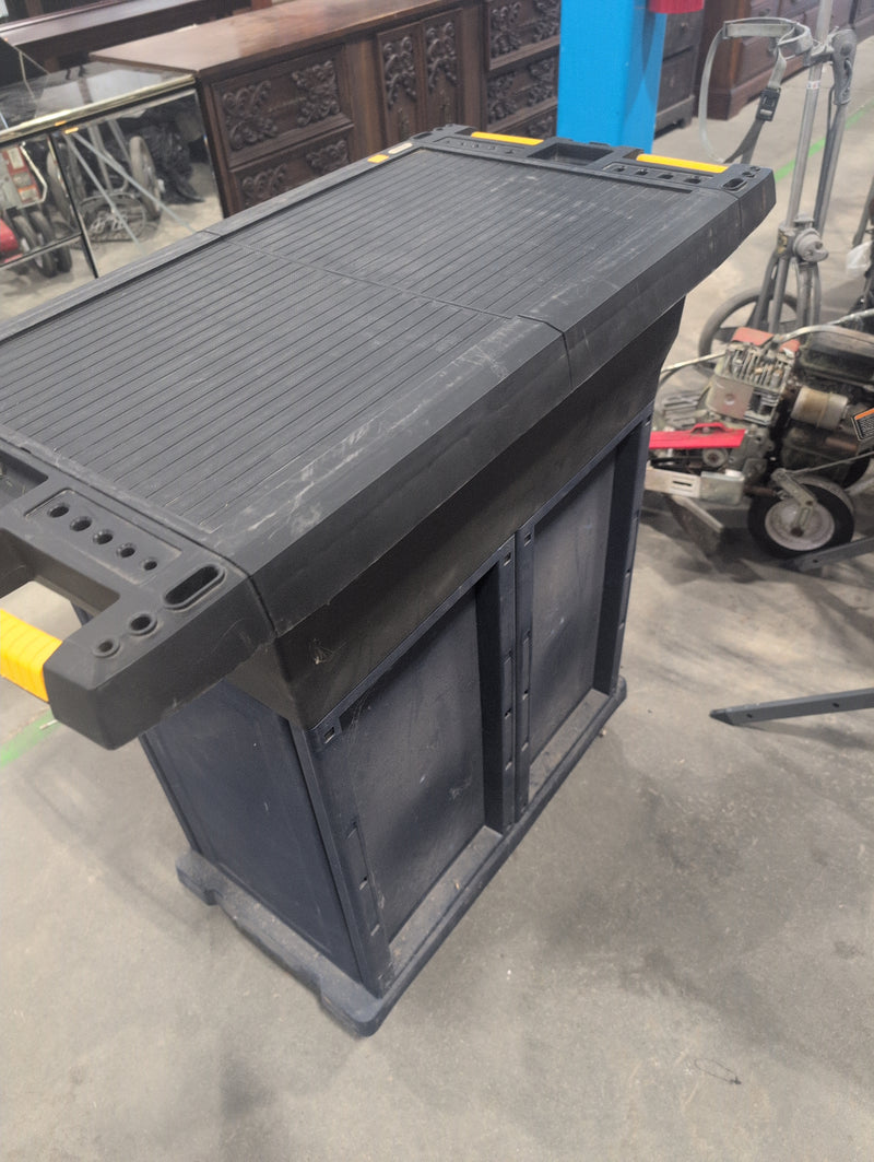 Keter Rolling Tool Cart with Shelves and Compartment