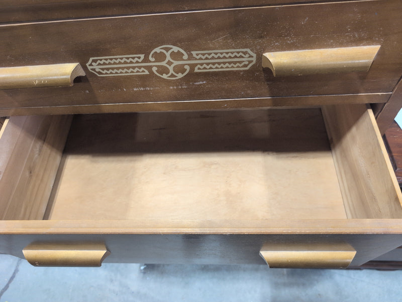 4 Drawer MCM Waterfall Dresser
