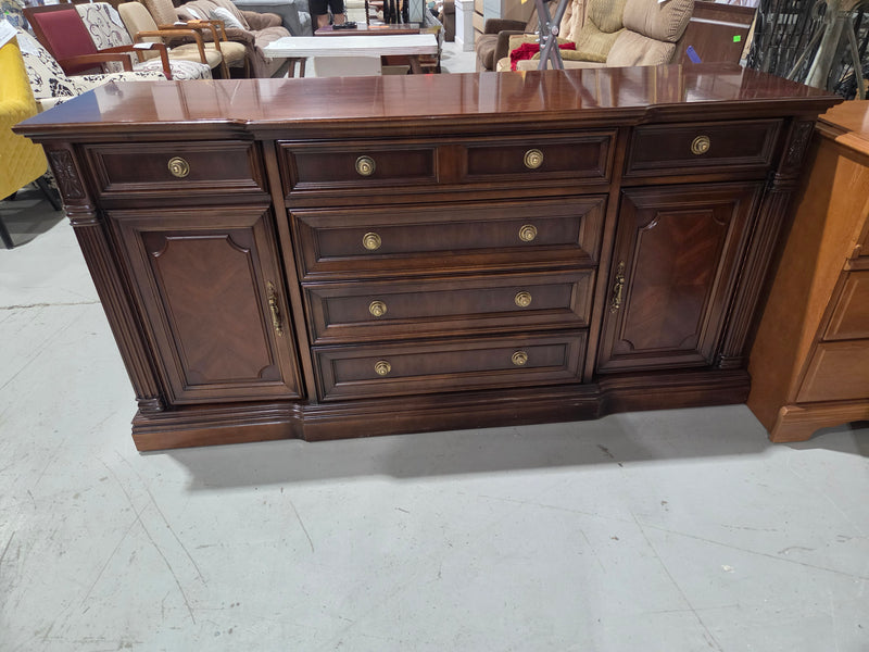 Vintage Solid Wood Sideboard Buffet