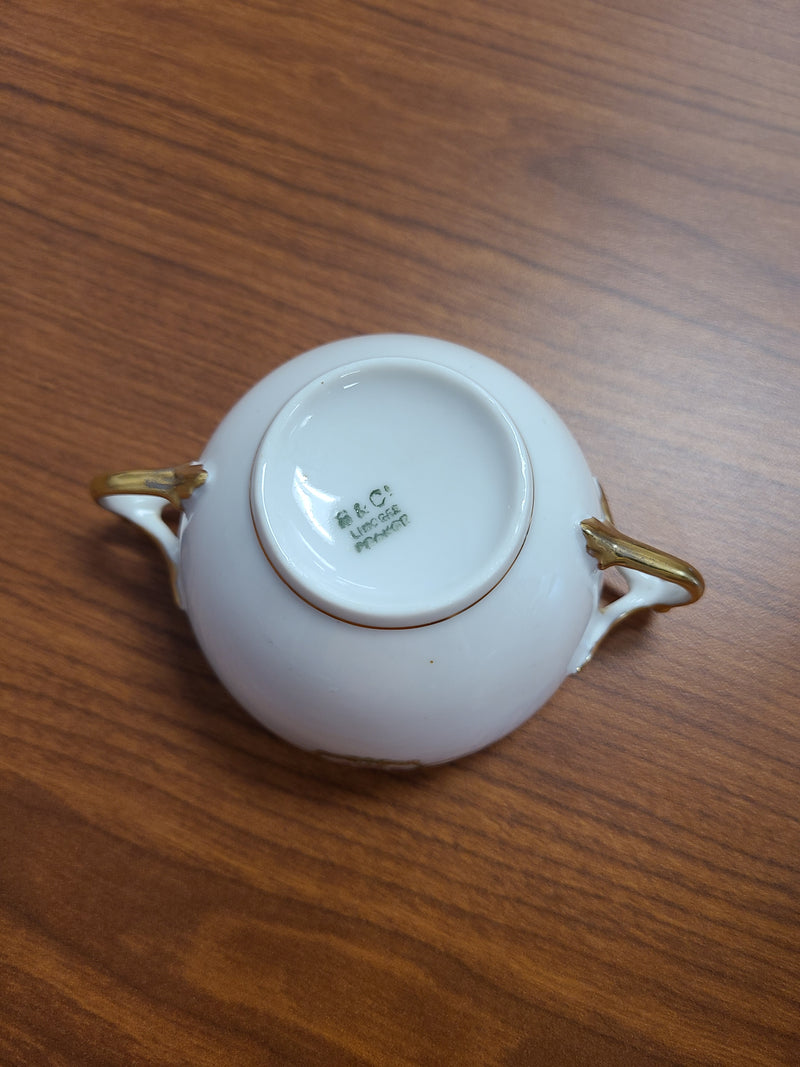 Vintage Bernardaud Limoges Fine China Cream Soup Specialty Set – "Doreen" Pattern (18 Pieces)