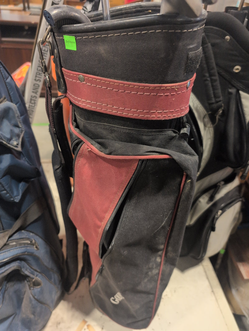 Golfmate Black and Red Golf Bag