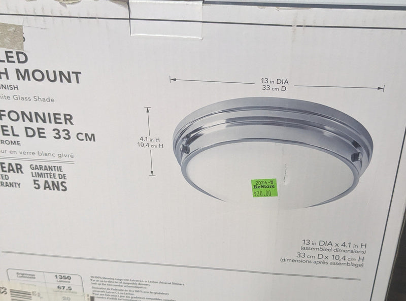 Hampton Bay 13-inch Flush Mount LED