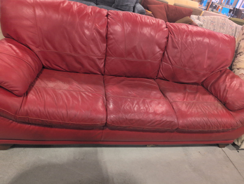 Apple Red 3-Seater Couch