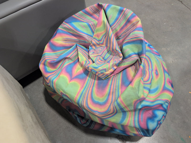 Multicolored Bean Bag Chair