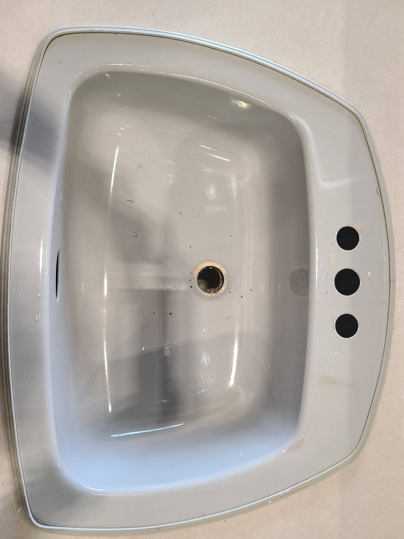 Vintage-Style Cream Bathroom Vanity Combo with Sink