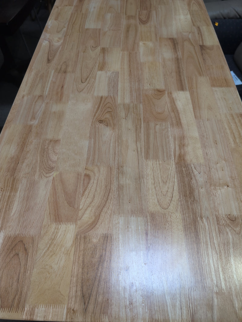 Brand New Wooden Work Table with Metal Base