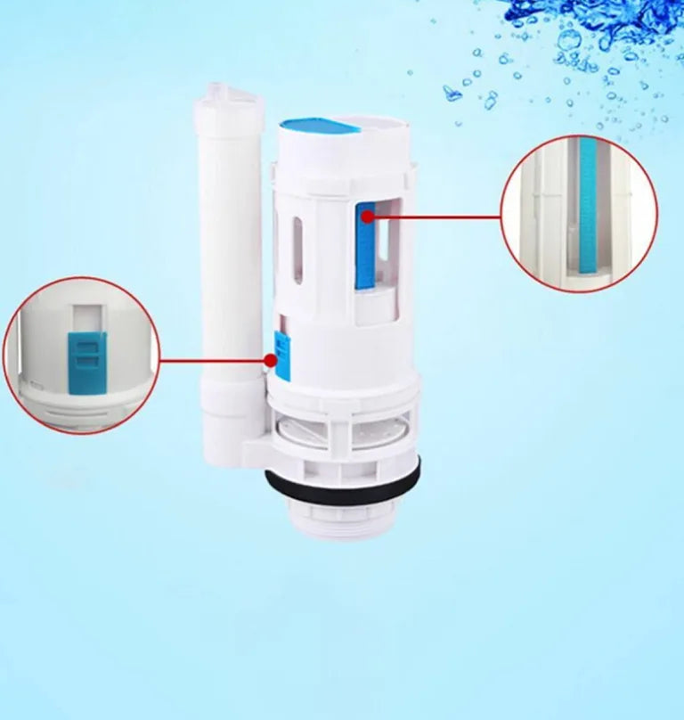 New Universal Dual Flush Toilet Drain Valve Kit