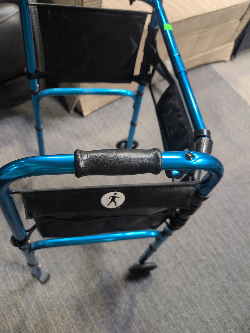 Hugo Blue Folding Walker