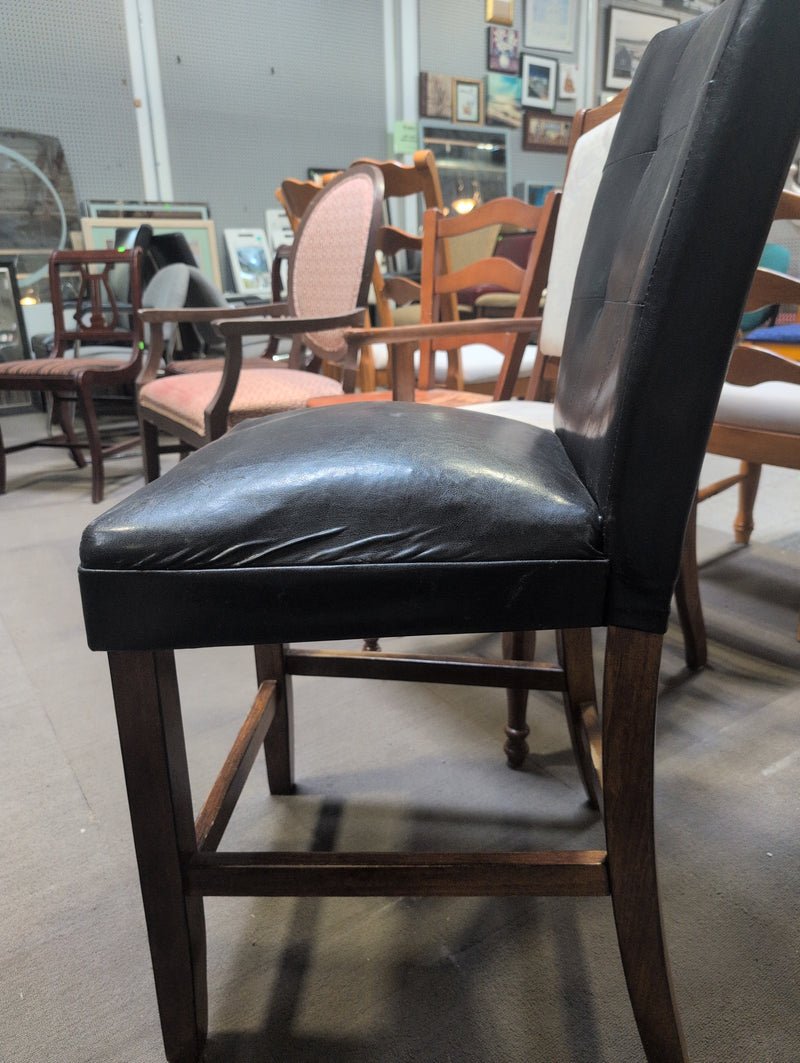 Faux Leather Parson Chair
