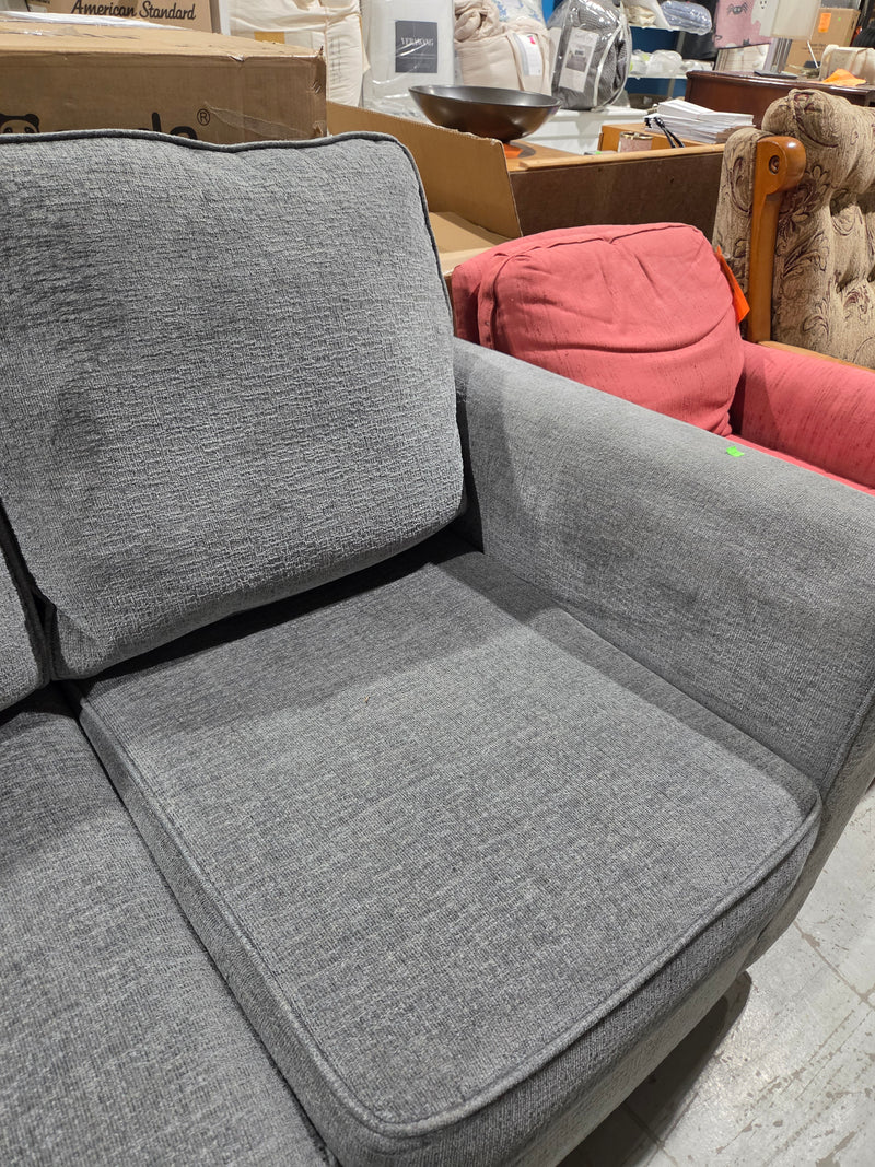 Modern Grey Loveseat