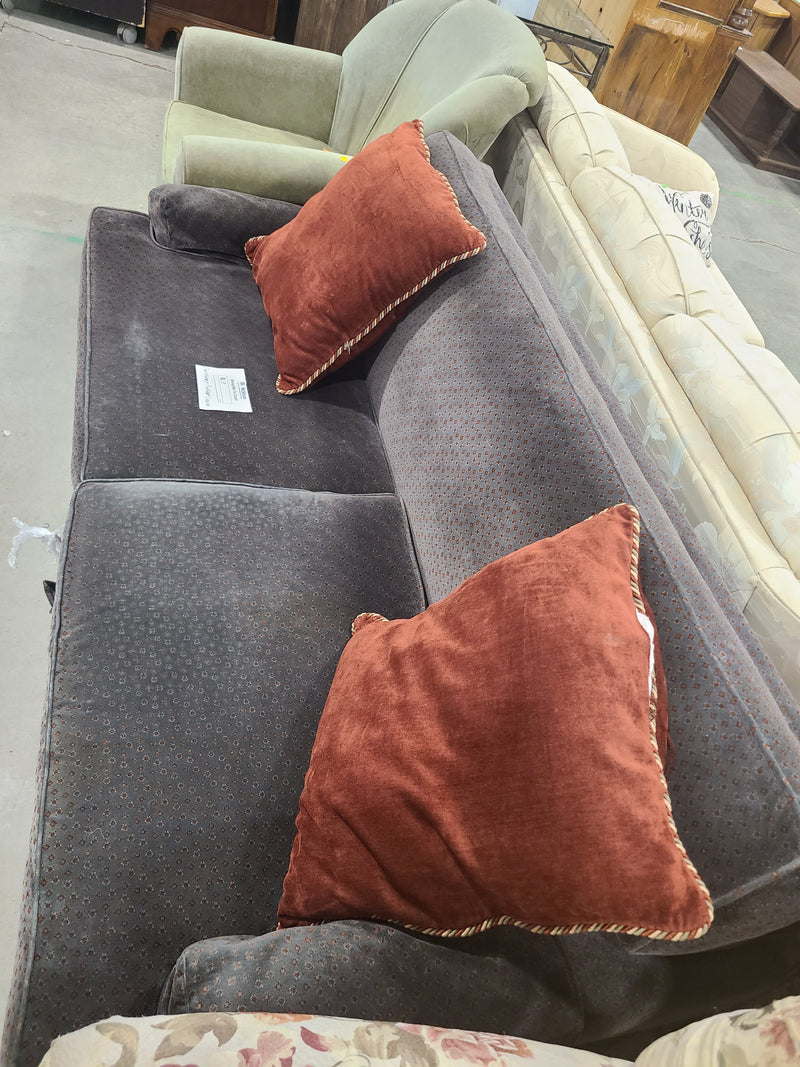 Vintage Patterned Pull-Out Sofa Bed