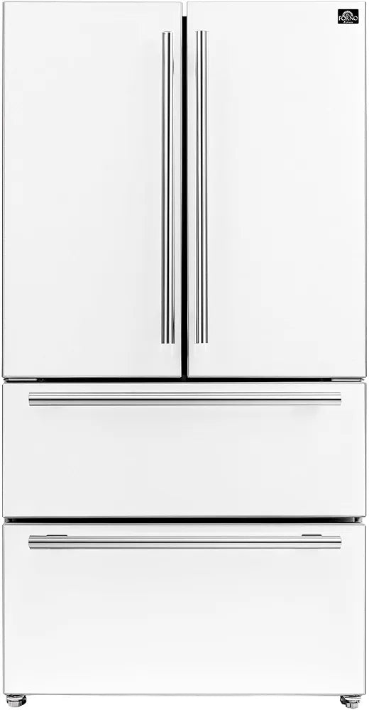 Brand New FORNO Moena Premium White French Door Refrigerator