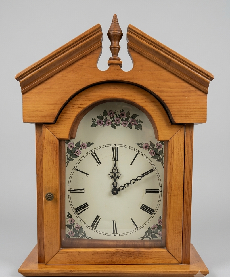 Handcrafted Wooden Grandfather Clock – Vintage 1977