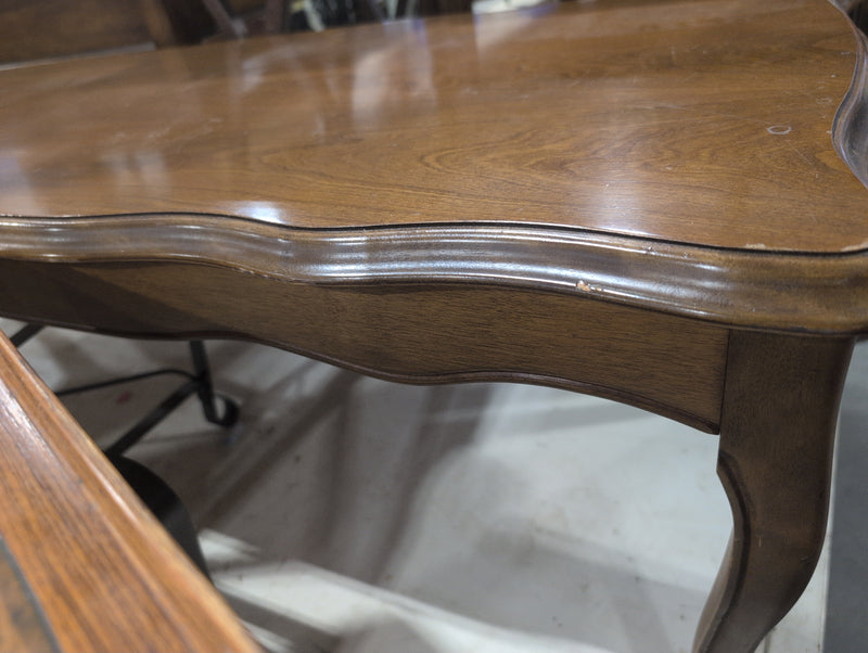 Wood Grain French Provincial Coffee Table