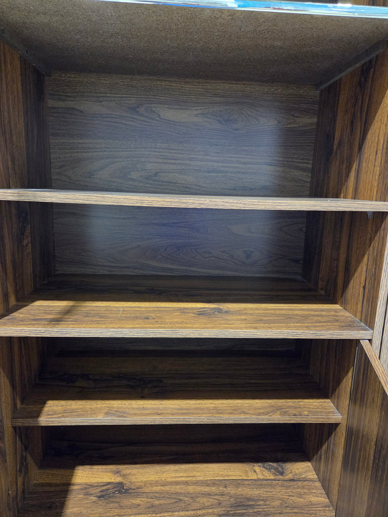 Vintage Wall Unit Bookcase Tower