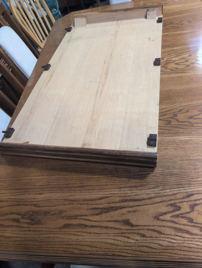 Wooden Dining Table with 6 Matching Chairs