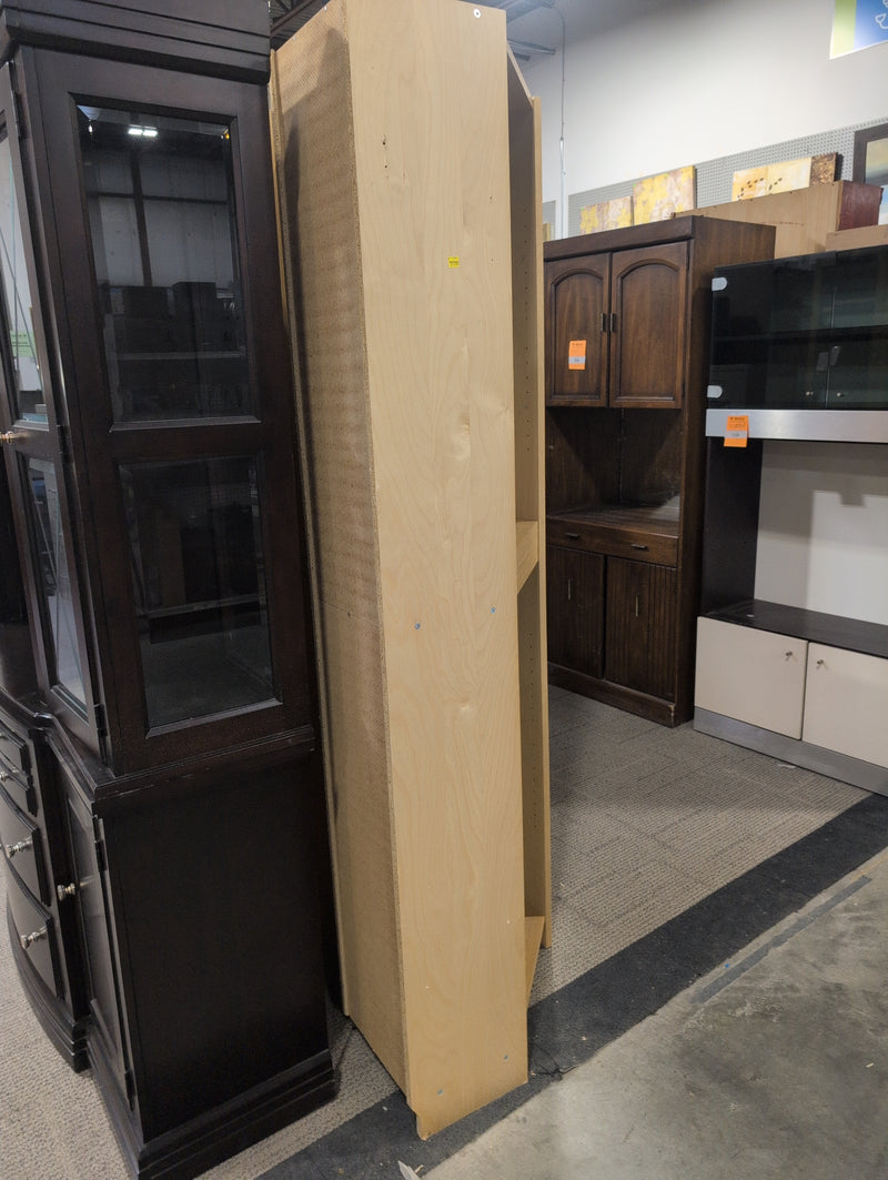Light Brown Corner Book Case