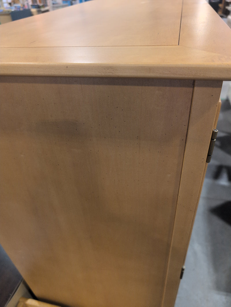 Light Brown TV Armoire