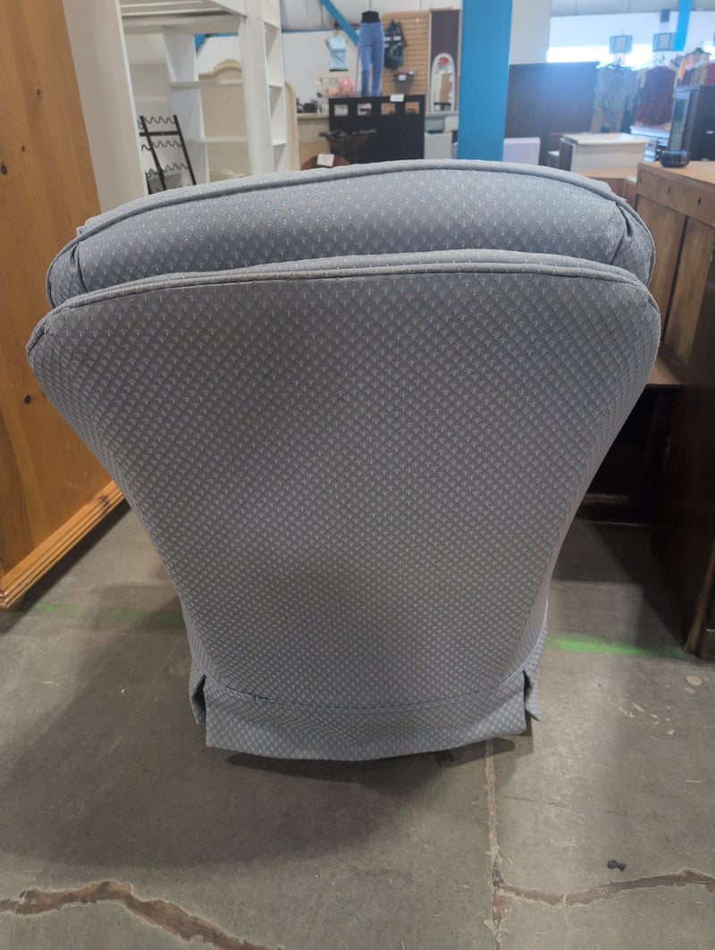 Baby Blue Spinning, Reclining Armchair