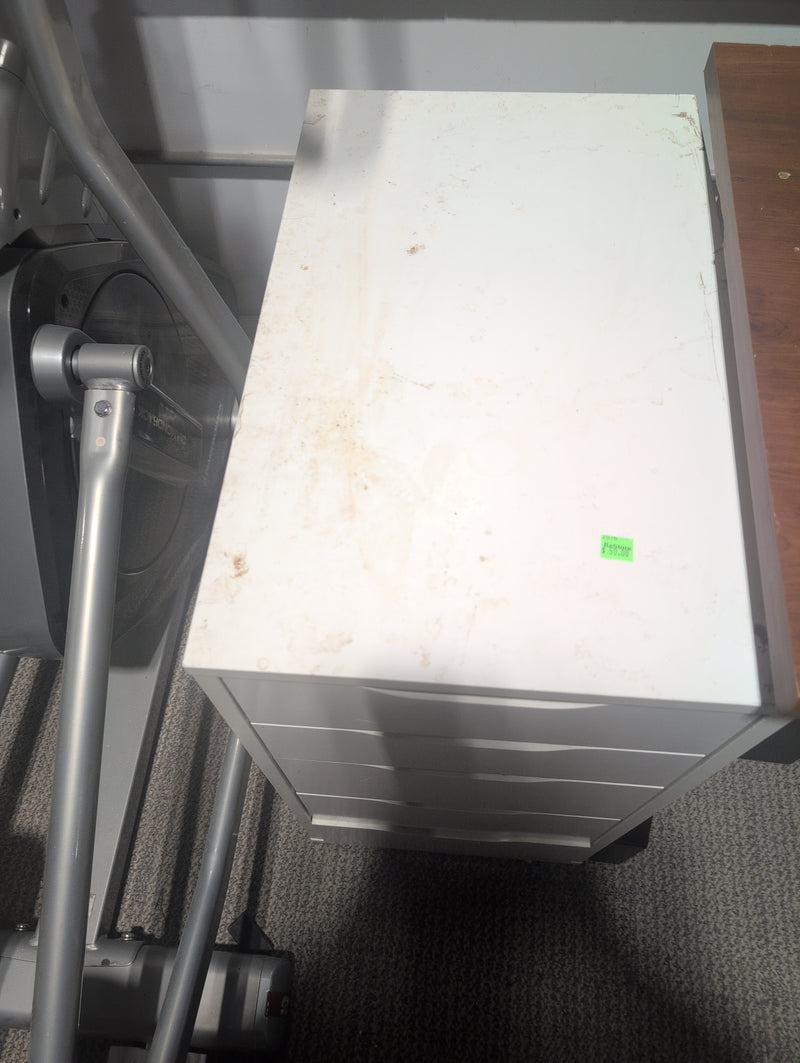 White Filing Cabinet with 5 Drawers