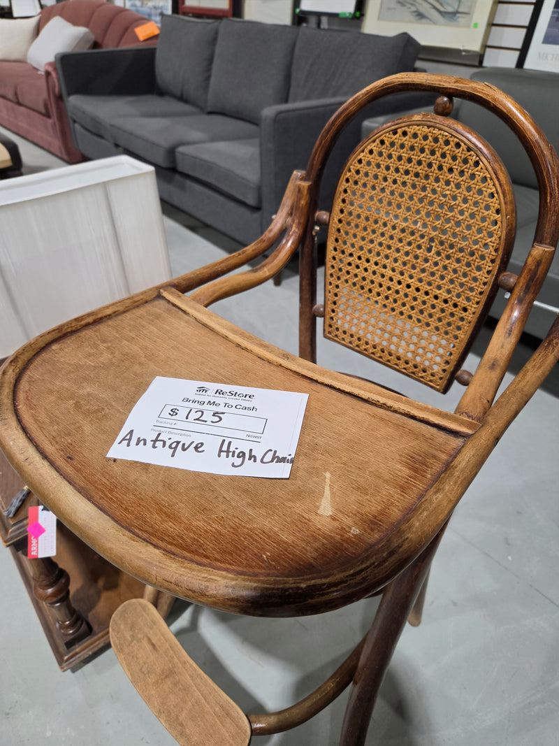 Antique Bentwood High Chair