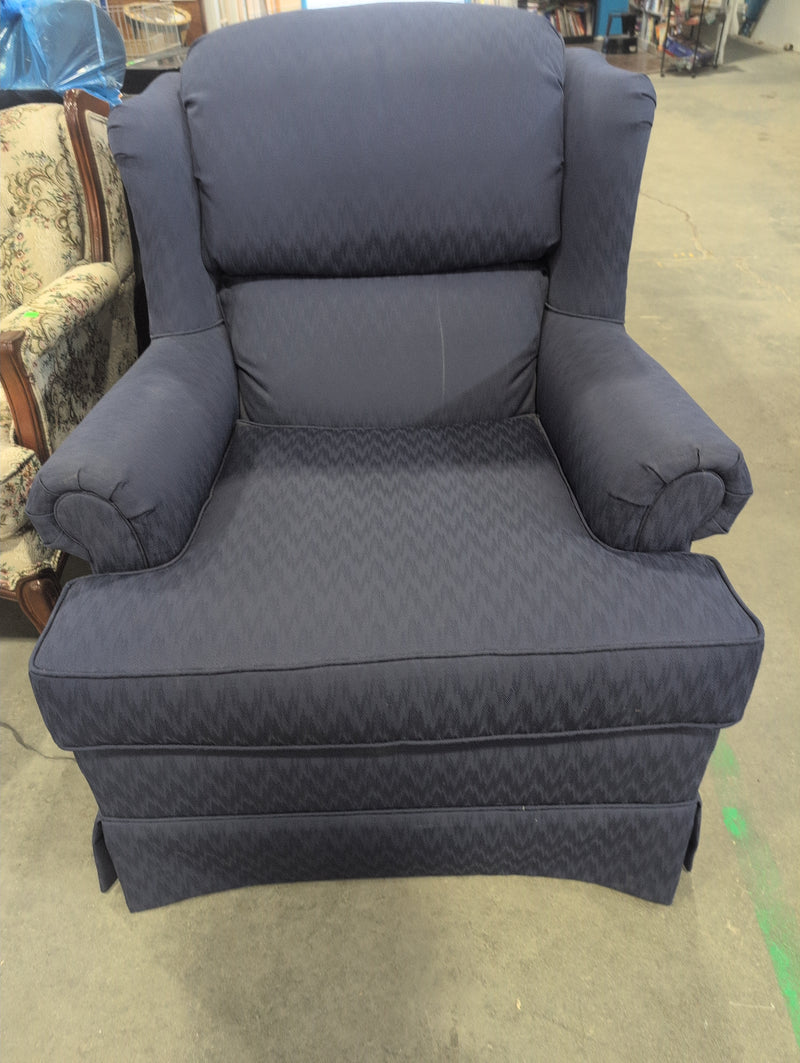 Norwalk Furniture Blue Armchair