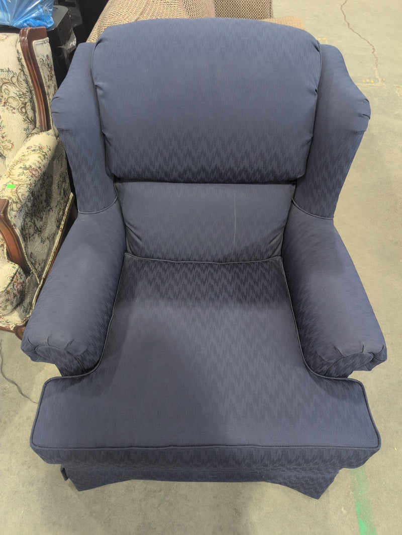 Norwalk Furniture Blue Armchair