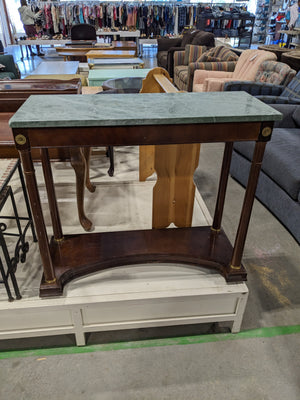 Bombay Sofa Table with Green Stone Top