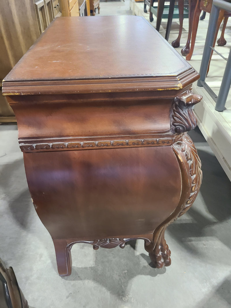 Ornate French Provincial Bombe Chest / Accent
