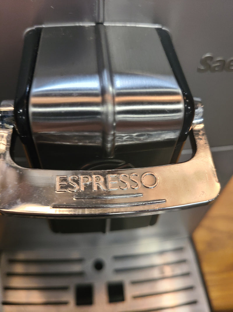 Saeco Intelia Super-Automatic Espresso Machine – Silver/Black