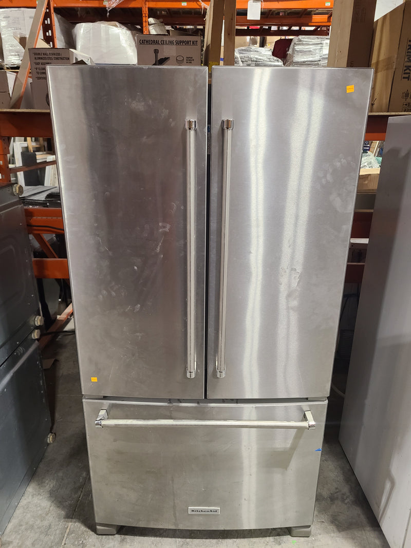 KitchenAid Stainless Steel French Door Refrigerator with Bottom Freezer