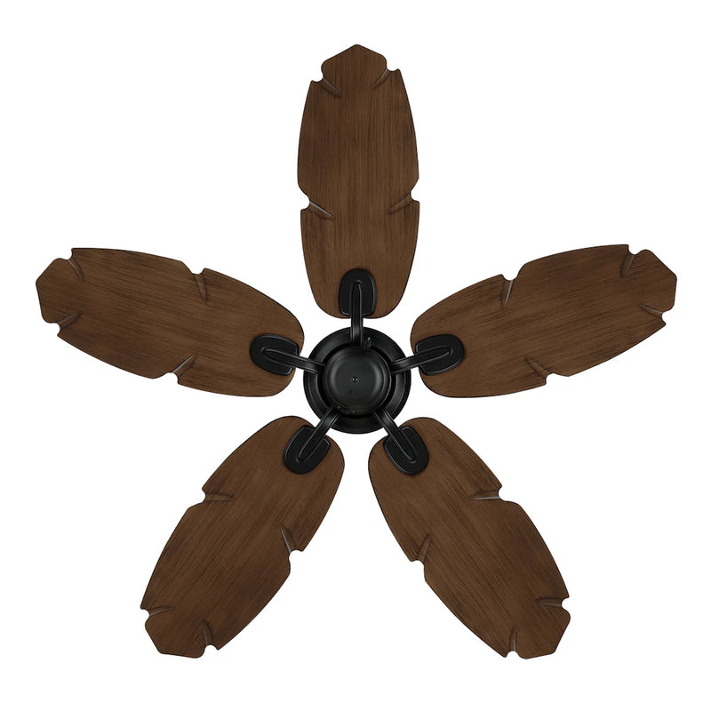 Hampton Bay Lillycrest II 52 in. Indoor/Outdoor Matte Black Ceiling Fan