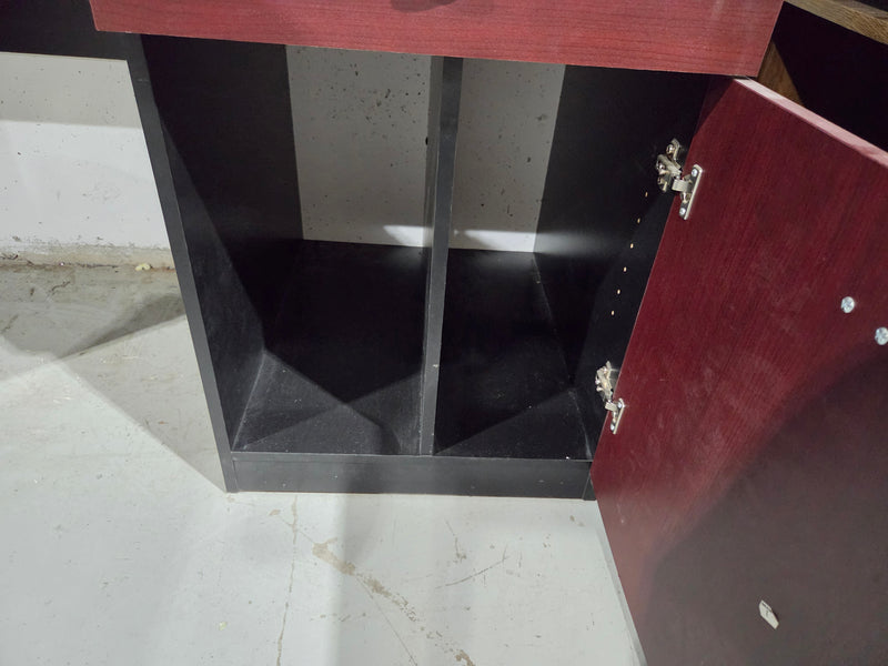Desk with Built-In Hutch