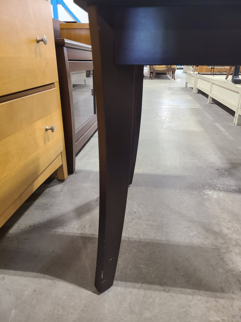 Contemporary Espresso Square Accent Table
